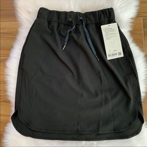 On the fly skirt black lululemon NWT high rise